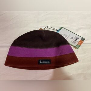 Cotopaxi Teca Fleece Beanie Unisex One Size Coffee MSRP$25 Multicolor Pink Brown